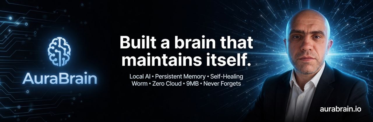 AuraBrain — Built a brain that maintains itself